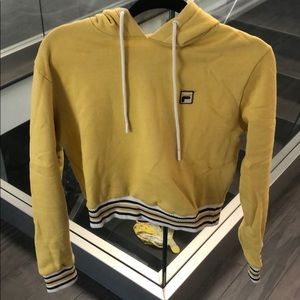 Yellow Fila Sweater